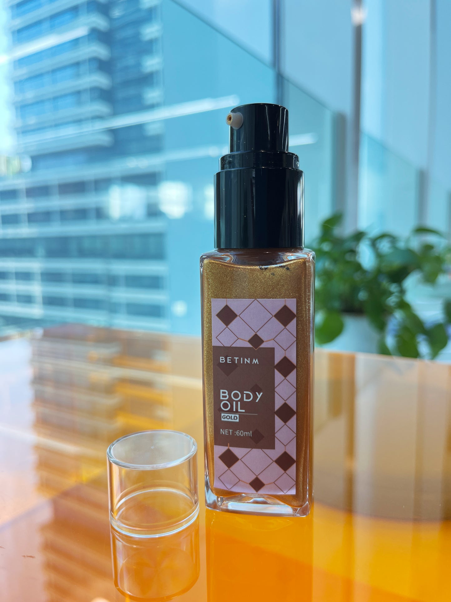 BETINM Body Oil, Dry Skin Moisturizer and Hydrating Body Massage Oil for Radiant and Healthy Glow, Nourishing After Shower and Bath Oil