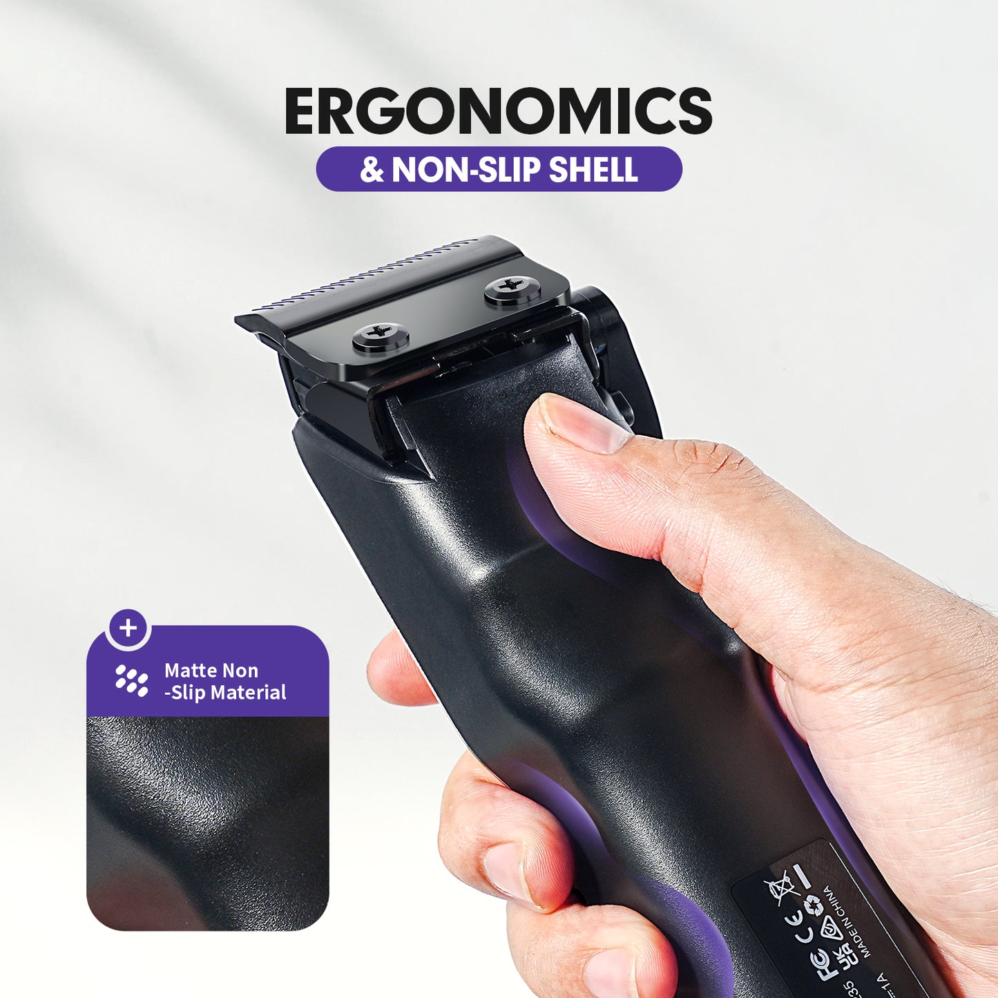 SUPRENT Cordless Hair Clippers for Men Professional Hair Cutting Trimmer with LED Display Trimmer for Barbers & Home Use - HC235SX