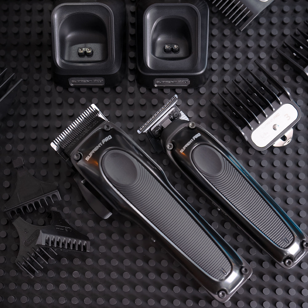 The Black Onyx Professional Clipper and Trimmer Set - HC756BX