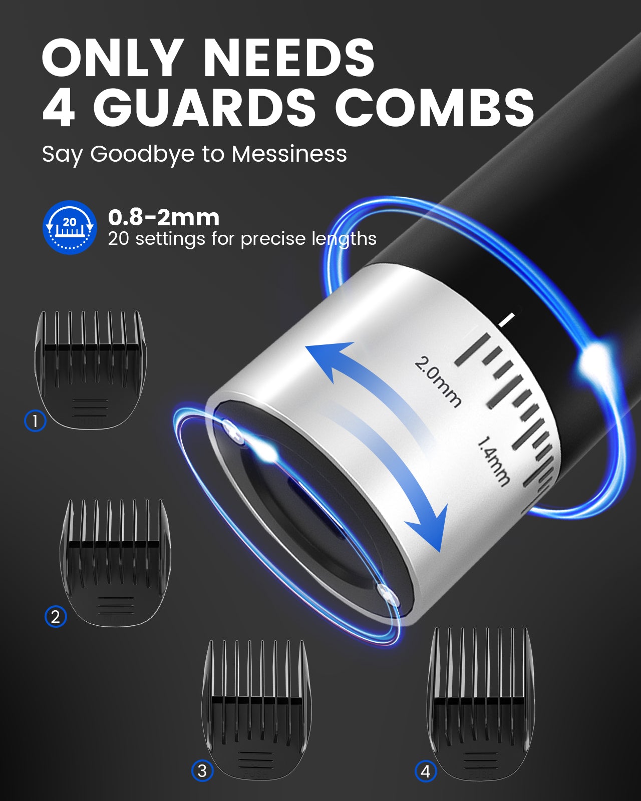 LITTLE DOLPHIN Men Beard Trimmer HC315BX