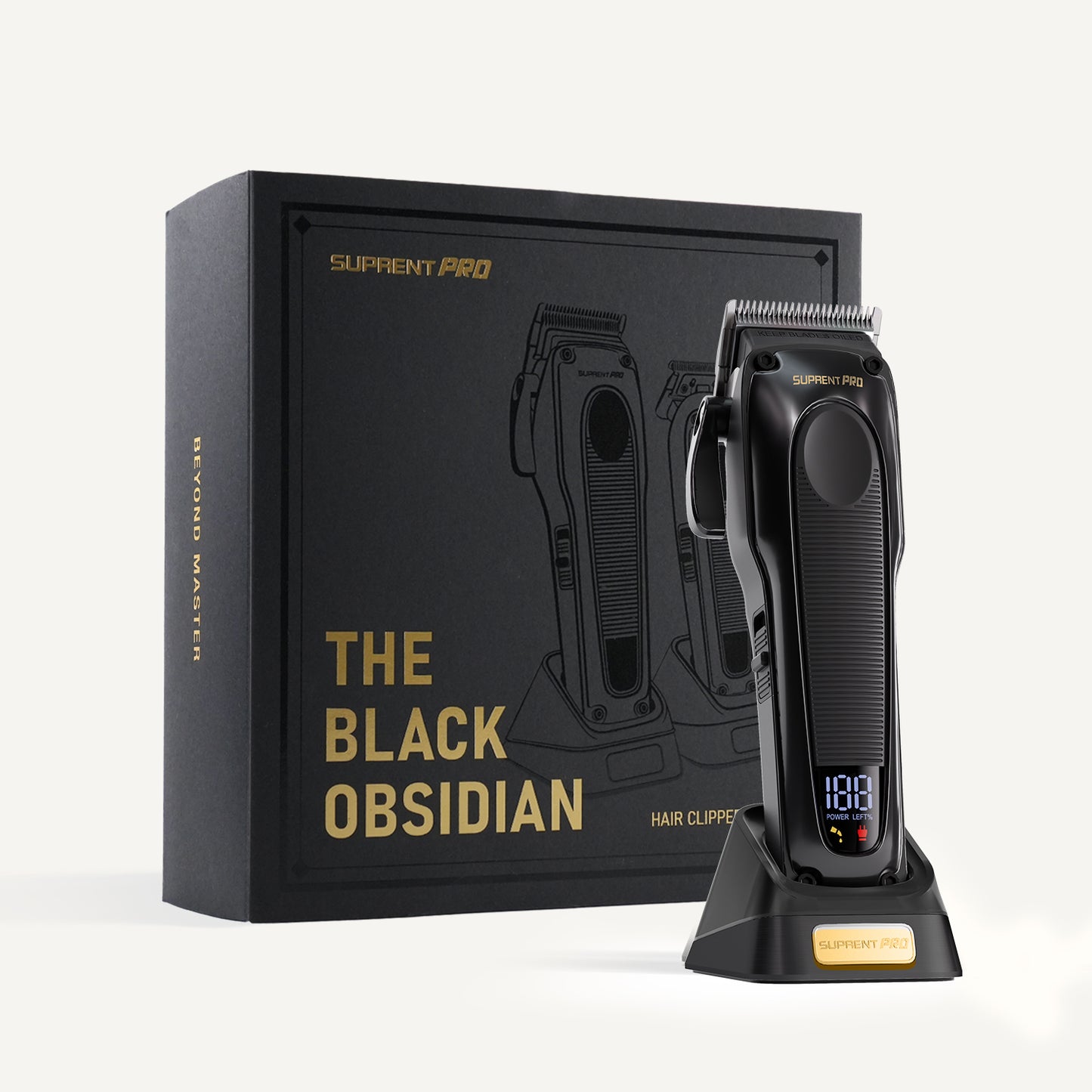 The Black Obsidian Professional Clipper - HC775BX