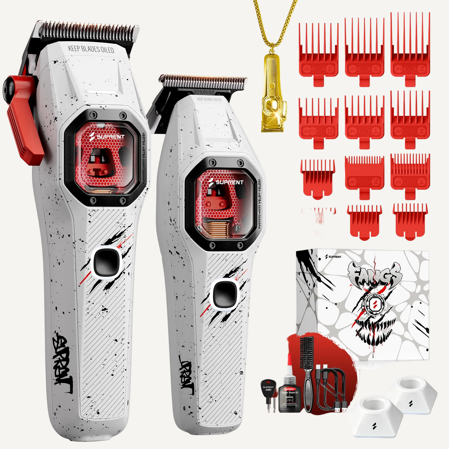SUPRENT FANGS Assassin Edition Clipper Trimmer Combo HC976WX