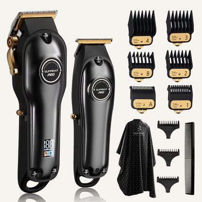 The Black Devil Professional Clipper and Trimmer Set -  HC596BX