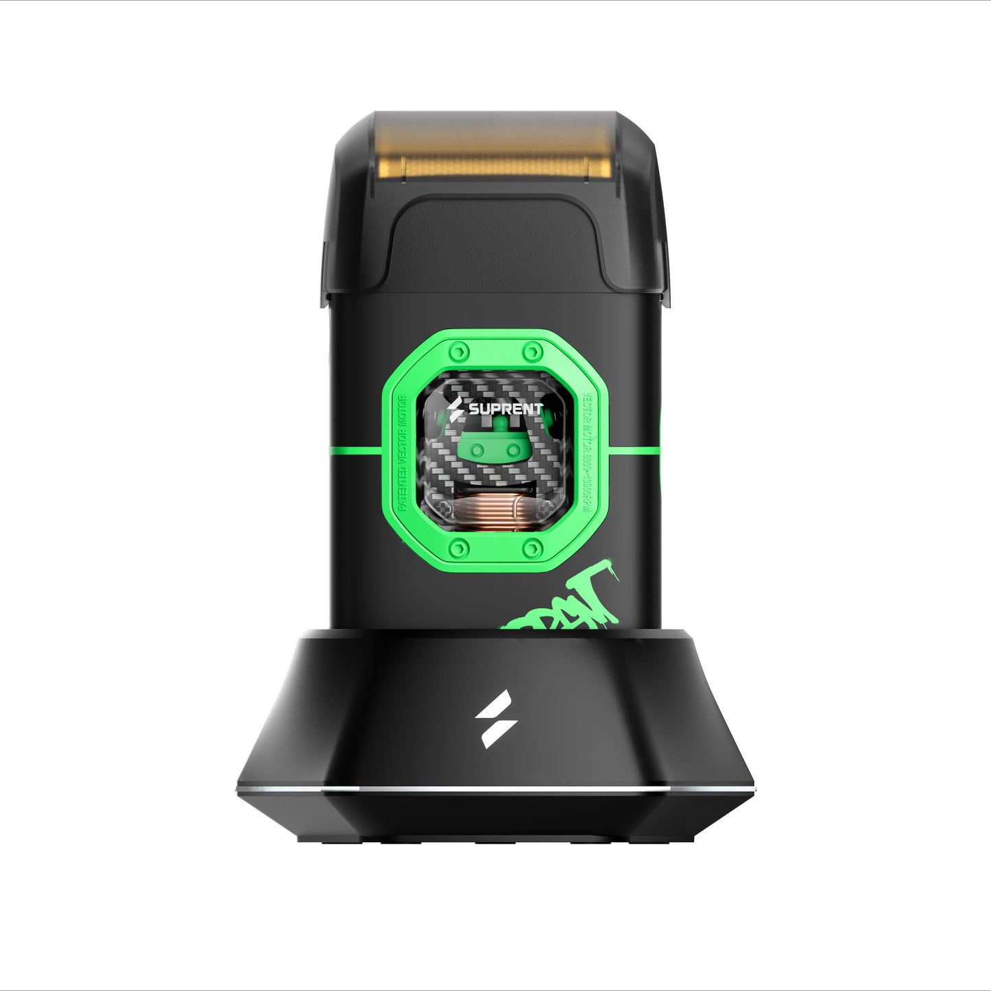 Suprent FANGS Vector Shaver - 13,000 RPM AI Controlled Motor - LED Light-Professional Foil Shaver for Barbers - Gift for man