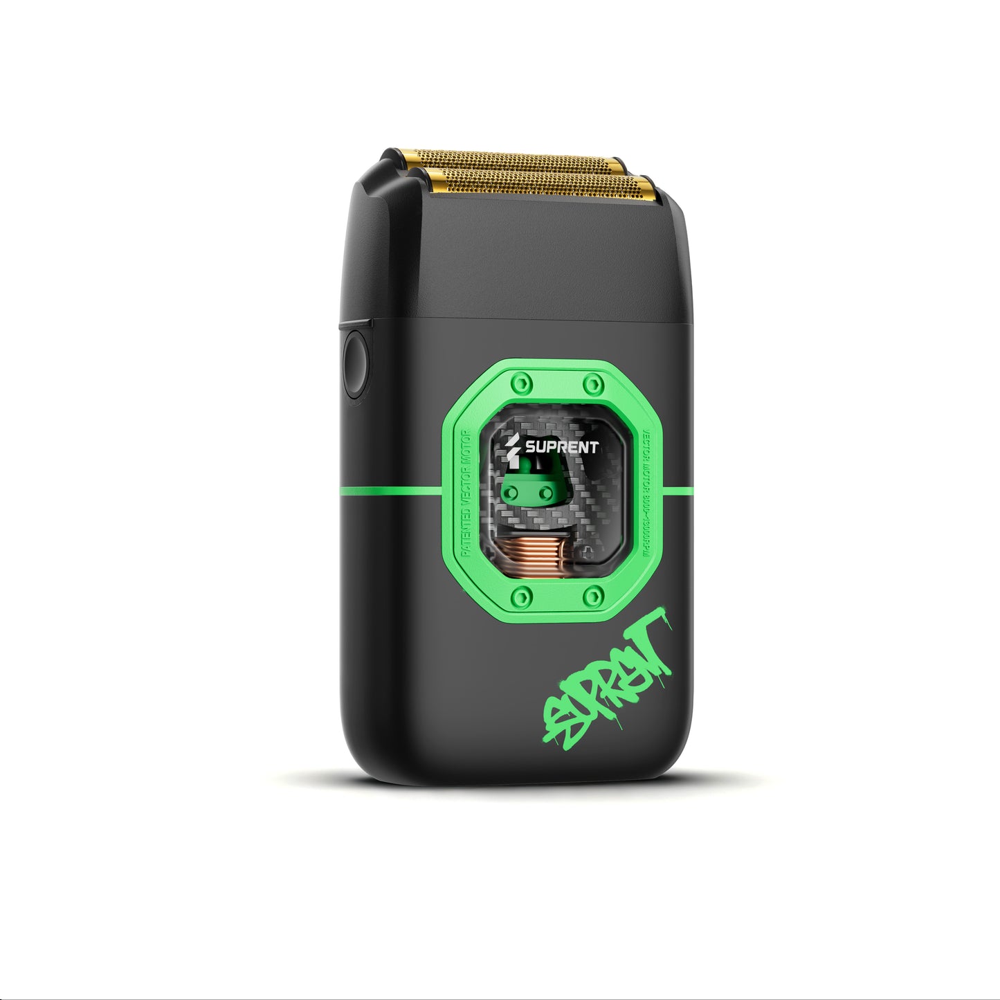 Suprent FANGS Vector Shaver - 13,000 RPM AI Controlled Motor - LED Light-Professional Foil Shaver for Barbers - Gift for man