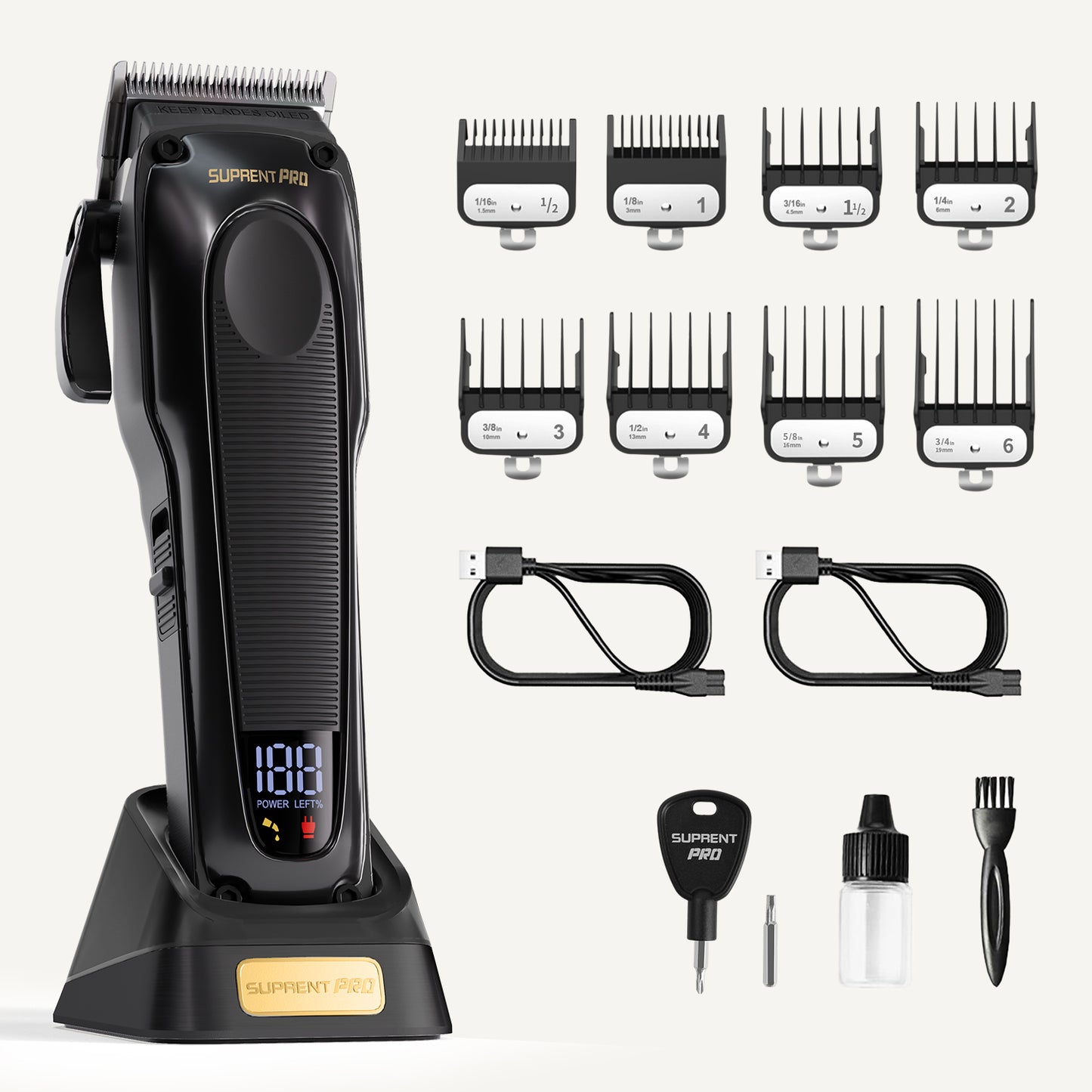 The Black Obsidian Professional Clipper - HC775BX