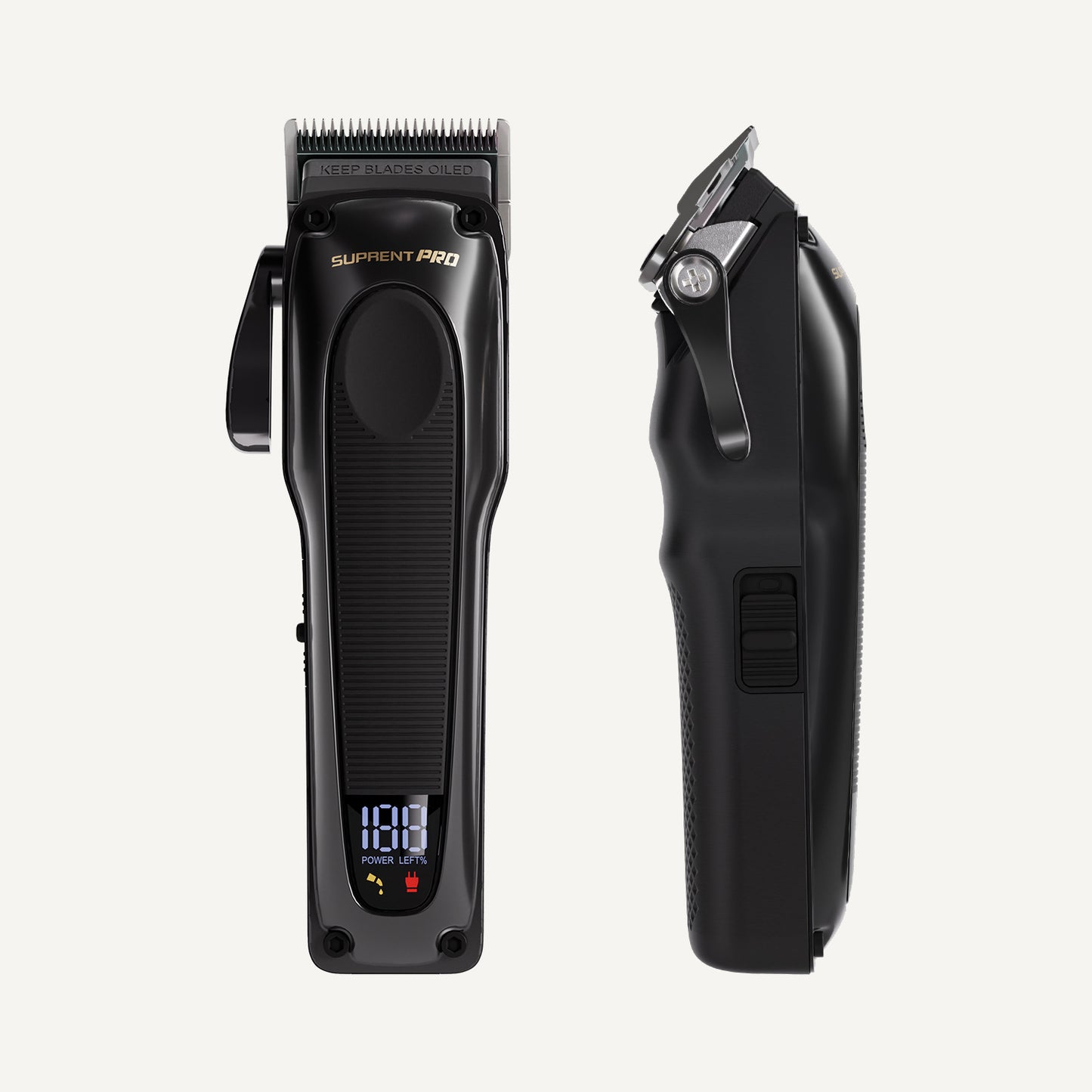 The Black Obsidian Professional Clipper and Trimmer Set - HC776BX