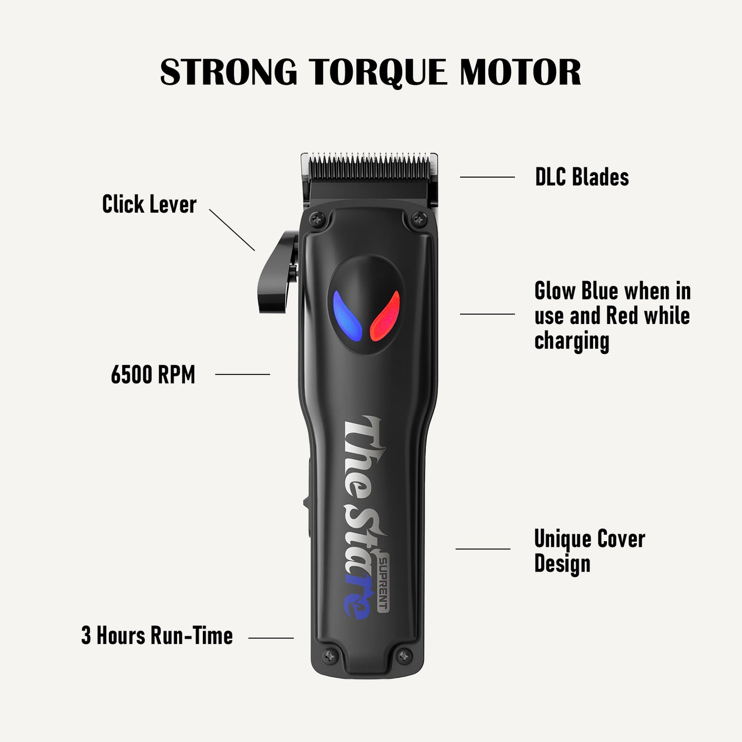 The Stare Professional Clipper And Trimmer Set