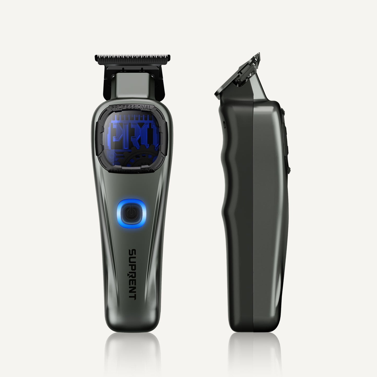 The Storm Gray Professional Clipper and Trimmer Set - HC586TX