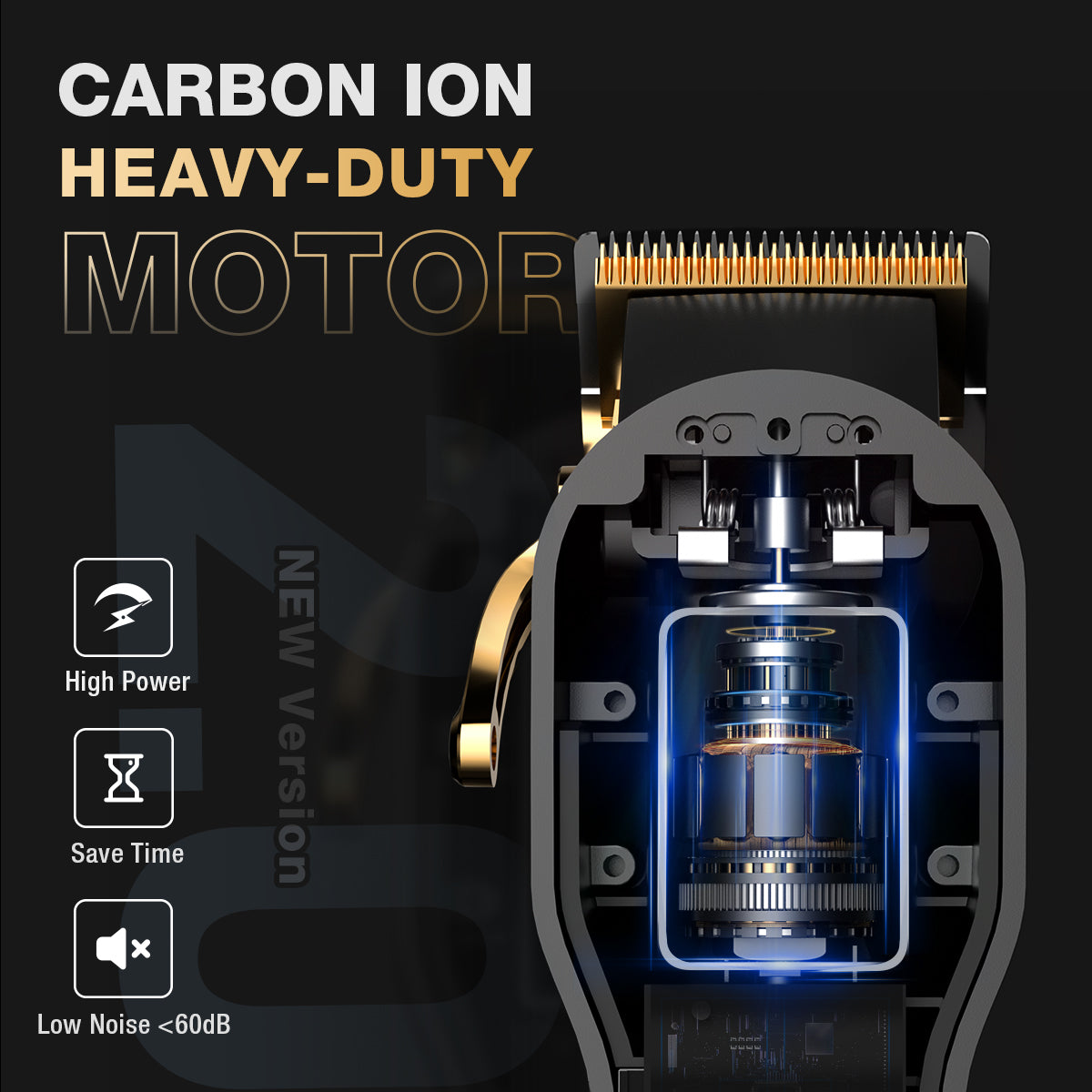 SUPRENT PRO Professional Hair Clipper and Trimmer Set with Foil Shaver-  HC597BX