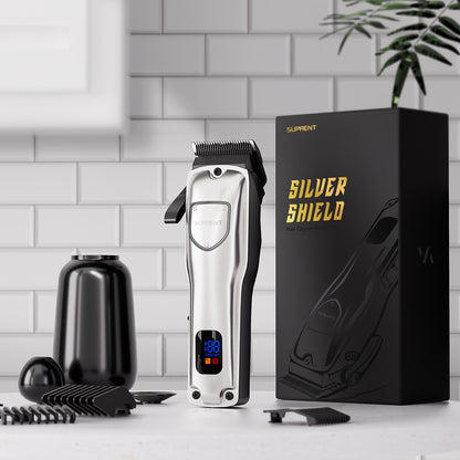SUPRENT Cordless Hair Clippers for Men Professional Hair Cutting Trimmer with LED Display Trimmer for Barbers & Home Use - HC235SX