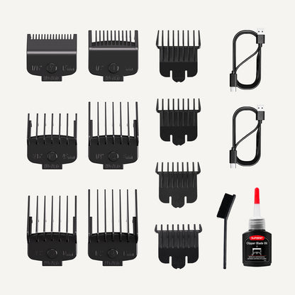 The Storm Gray Professional Clipper and Trimmer Set - HC586TX