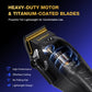 Lightweight hair clippers at salon haircut