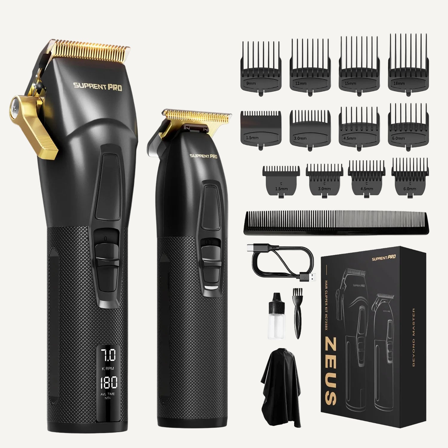 SUPRENT Hair Clipper Guide Comb Suit (HC735)