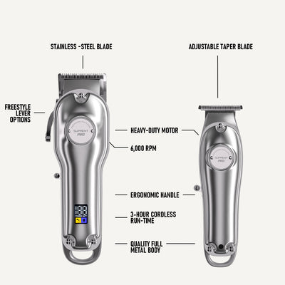 Hair trimmer for smooth cuts home haircut