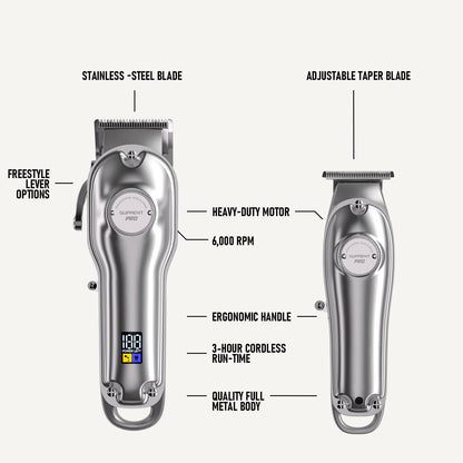 Hair trimmer for smooth cuts home haircut