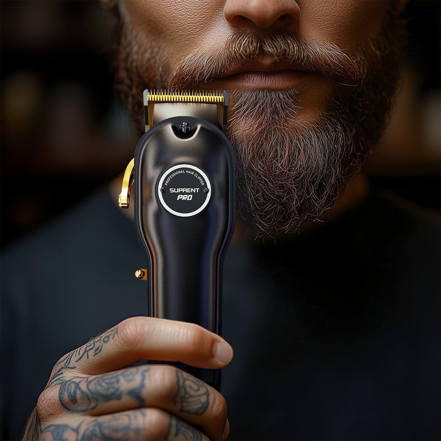 SUPRENT PRO Tondeuse et rasoir électrique avec rasoir à grille - HC597BX