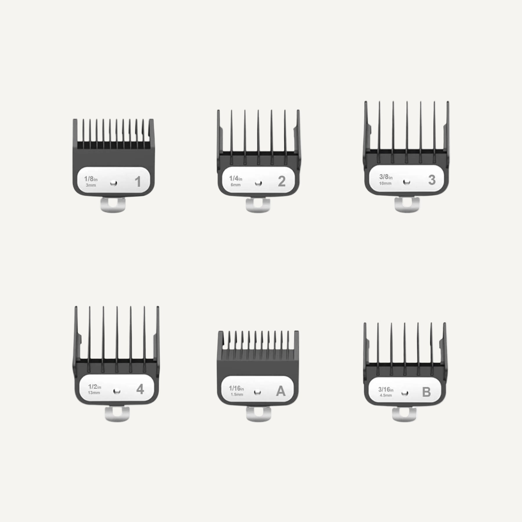 SUPRENT Hair Clipper Guard Comb Set (HC596/HC595/HC295/HC355/HC356/HC715/HC226/HC236/HC735)