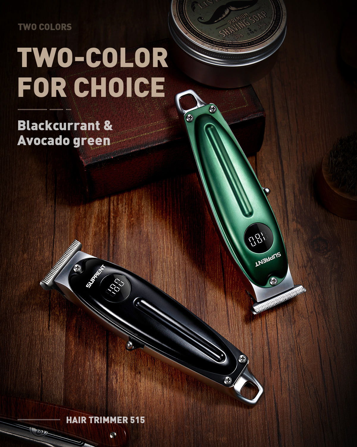 SUPRENT BT515BX Hair Clippers with 6 Guide Combs